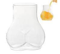 Butt Glass Cup | Funny Novelty Glassware | Water Glasses | Glass | Home & Bar | Glas SCups Glassware For Whiskey Cocktail Beer Wine Coffee Tea Juice Water Home Bar