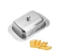 Butter Dish With Lid Non-Slip Airtight Container Storage Box Kitchen