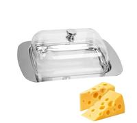 Butter Dish With Lid Non-Slip Airtight Container Storage Box Kitchen
