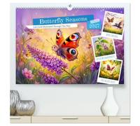 Butterfly Seasons - Life Cycle Illustrated Through The Year (High Quality Premium Wall Calendar 2027 DIN A2 landscape),CALVENDO 12 Month Wall ... life cycle across the changing seasons.