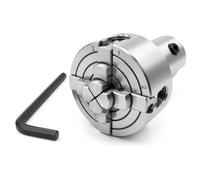 Buyohlic El adaptador de husillo de torno conecta 3/4 pulgadas x 16 TPI a mandriles roscados M14 x 1 (portabrocas independientes de 4 mandíbulas de 70 mm)