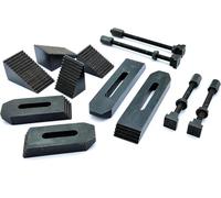 Buyohlic - Kit de abrazadera de 6 mm para mesas giratorias, mesas de fresado, placas frontales y tobogán vertical (kit de 24 abrazaderas de 6 mm)