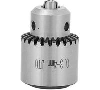 Buyohlic Micro Fine JT0 - Portabrocas cónico para montar con llave de 0,3 a 4 mm, control de alimentación manual, evita roturas, adaptador de vástago de 1/2 pulgada (portabrocas JT0))