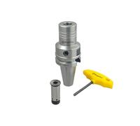 Buyohlic Soporte adaptador de portabrocas BT40 II Hydrogrip II Diámetro 20 x 100 mm Largo II equilibrado hasta 25000 RPM (20 a 6 mm)