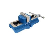 Buyohlic Tornillo de banco autocentrante con base fija, rígido y resistente (5 cm de ancho de la mandíbula: 50 mm)