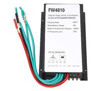 BuyW ontrolador de Carga de Turbina Eólica Controlador de Generador, 1000W 48V MPPT IP67 Impermeable