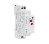 BuyW RT8-LM Relé de escalera, temporizador de 0,5 - 20 minutos, interruptor de tiempo ajustable, temporizador automático para corredor, 10 modos de funcionamiento, protección de corriente alterna