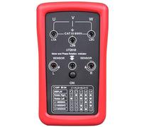 BuyWeek Medidor de Secuencia de Fase Probador de Rotación, UT261B 90V-600V AC 15 Hz-400 Hz con Manual