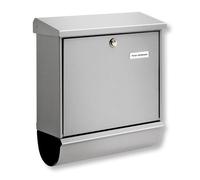Buzón de correo metálico (de chapa de acero) Burg-Wächter, set Comfort 91300 Si