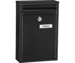 Buzón Unyqoos® DIN A5, acero galvanizado, color : buzón de pared resistente a la intemperie con apertura trasera y 2 llaves, apto para interior y exterior