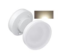 BV ombilla LED GX53, 10W, Blanco natural 4000K, 1000 lúmenes, AC/DC 190-260V, sustituye a las bombillas halógenas GX53 o CFL redondas de 100 W, no regulable, 2 uds