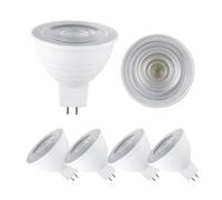 BV ombilla LED regulable GU5.3 MR16, 7 W equivalente a halógeno de 50 W, 230 V, 650 lm, ángulo de haz de 120°, paquete de 5(Cool white 6000k)