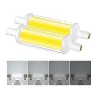 BV ombillas R7S LED 78mm Regulable, 4.2W 230V Blanco frío 6000K 470LM R7S LED, Equivalente 50W J78 R7S Bombillas Halógenas, Sin Parpadeo, 2PCS