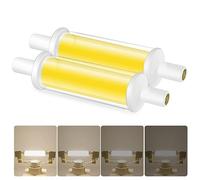 BV ombillas R7S LED 78mm Regulable, 4.2W 230V Blanco natural 4000K 470LM R7S LED, Equivalente 50W J78 R7S Bombillas Halógenas, Sin Parpadeo, 2PCS