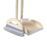 Bvizyelck Juego De Escoba Y Recogedor, Escoba Y Recogedor Plegable De Mango Largo con Peine Dientes, Cepillo Barrer De Mango Largo, Combo De Barredora Vertical Y Recogedors para Limpieza De Pisos