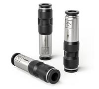 Bwintech 3 uds, válvula de retención unidireccional neumática recta de 4mm, para conectar accesorios de manguera de aire de compresor de aire