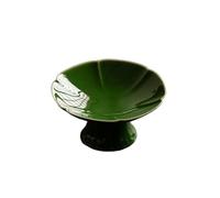 Bx9rE7tK3g Tazones para salsa Plato de cerámica for condimentos, bandeja multiusos, plato for servir, frutero, vajilla cocina Platos de tapas(Green)