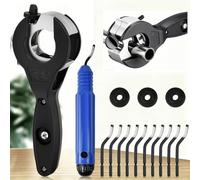 BXUUXA Cortador de Tubos con Trinquete,8-29 mm Cortador de Tubos de Acero Inoxidable con 3 Discos de Corte de Repuesto y Desbarbador Metal,Cortatubos Cobre para Aluminio,Acero Inoxidable,Plástico