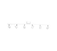 By Rydéns Foco de techo con 6 focos Correct 124 cm Blanco mate