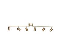 By Rydéns Foco de techo con 6 focos Correct 124 cm Dorado