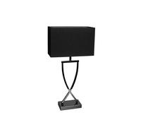 By Rydéns Lámpara de mesa Omega negro/cromo. h52