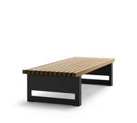 Byarums bruk Banco Block Roble aceitado. ancho. soporte negro