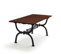 Byarums bruk Mesa Byarum 142x72 cm Pino barniz marrón. soporte negro
