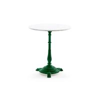 Byarums bruk Mesa de café Classic Mármol blanco. soporte verde