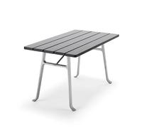 Byarums bruk Mesa Seriff Caoba barniz negro. soporte de aluminio en bruto
