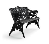 Byarums bruk Sofá Classic Caoba barniz negro. soporte negro