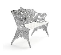 Byarums bruk Sofá Classic Pino lacado blanco. soporte de aluminio en bruto