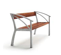 Byarums bruk Sofá Vasa Caoba. soporte de aluminio en bruto