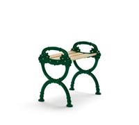 Byarums bruk Taburete Byarum Pino impregnado. soporte verde