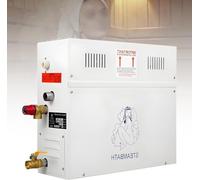 ByBoDi Generador de Vapor con Pantalla Digital Impermeable, Kit de Ducha de Vapor con Sistemas de autodrenaje, Calentamiento rápido de 3 a 5 Minutos, de 95 a 131 °F 110v-9kw