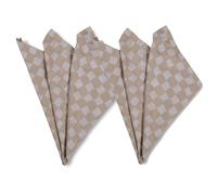 Byon 2 Servilletas de tela Checki Beige