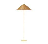 BYPIAOERZ Lámpara de pie Lámpara de pie Alta de ratán Tejida a Mano Lámpara de Poste para Sala de Estar Lámpara de pie de atmósfera Zen Retro
