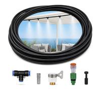 ByteRunning Kit Nebulizador Jardín,Sisteme de Enfriamiento por nebulización,Nebulizador Terraza Exterior,Kit Nebulizador Terraza,Refrigeración,Niebla Fina,para Eventos al Aire Libre,Jardines,Patios