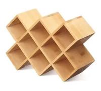 C.A | Especiero de Bambú | Organizador para 8 Botes de Especias | Diseño Natural para Cocina | Compacto y Práctico