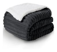C.A | Manta Sherpa Reversible ️ | Franela y Polar | Sofá y Cama | Suave, Cálida para Invierno