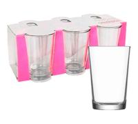 C.A | Pack de 6 Vasos de Cristal LAV Lara | 205 ml | Resistentes y Aptos para Lavavajillas