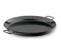 C.A | Paellera Plana de Acero Esmaltado | Estilo Valenciano | Resistente y Duradera | Apta para Gas
