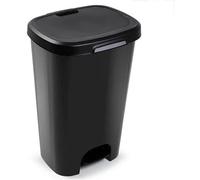 C.A | Papelera con Pedal ️ | 50 Litros | Libre de BPA | Tapa Higiénica | Gran Capacidad para Cocina | 63.5x41x36cm
