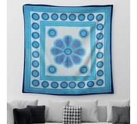 C.A | Tapiz Mandala | 220×240 cm | Estilo Boho Decorativo | Ligero y Multiusos | Algodón + Poliéster | Ideal para Playa, Picnic y Hogar