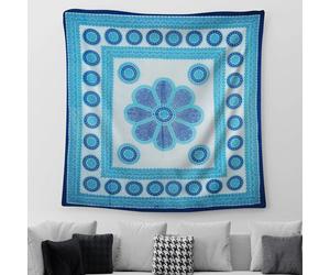 C.A | Tapiz Mandala | 220×240 cm | Estilo Boho Decorativo | Ligero y Multiusos | Algodón + Poliéster | Ideal para Playa, Picnic y Hogar