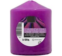 C.A | Velas Perfumadas de Lavanda ️ | Aroma Relajante Spa | Larga Duración 22-24 h | Pack 4 Unidades