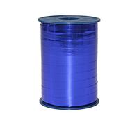C.E. PATTBERG MEXICO Cinta regalo color azul real metalizada, 250 m cinta embalar para rizar para envolver regalos, 10 mm de ancho, accesorios para decoración y manualidades cinta decorativa para toda ocasión