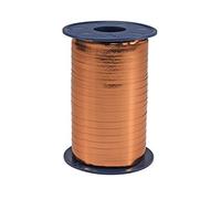C.E. PATTBERG MEXICO Cinta regalo color cobre metalizada, 400 m cinta embalar para rizar para envolver regalos, 5 mm de ancho, accesorios para decoración y manualidades cinta decorativa para toda ocasión