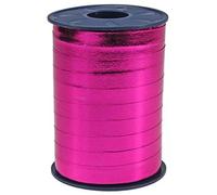 C.E. PATTBERG MEXICO Cinta regalo color magenta metalizada, 250 m cinta embalar para rizar para envolver regalos, 10 mm de ancho, accesorios para decoración y manualidades cinta decorativa para toda ocasión