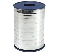 C.E. PATTBERG MEXICO Cinta regalo color plata metalizada, 250 m cinta embalar para rizar para envolver regalos, 10 mm de ancho, accesorios para decoración y manualidades cinta decorativa para toda ocasión