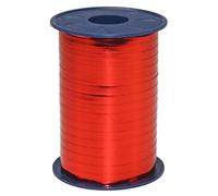 C.E. PATTBERG MEXICO Cinta regalo color rojo metalizada, 400 m cinta embalar para rizar para envolver regalos, 5 mm de ancho, accesorios para decoración y manualidades cinta decorativa para toda ocasión